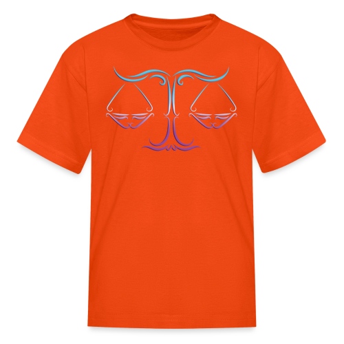 Libra Zodiac Scales of Justice Celtic Tribal - Kids' T-Shirt