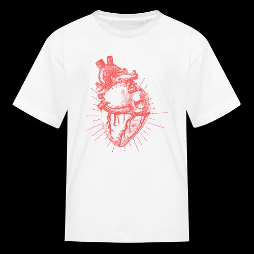 Hand Sketched Heart - Kids' T-Shirt