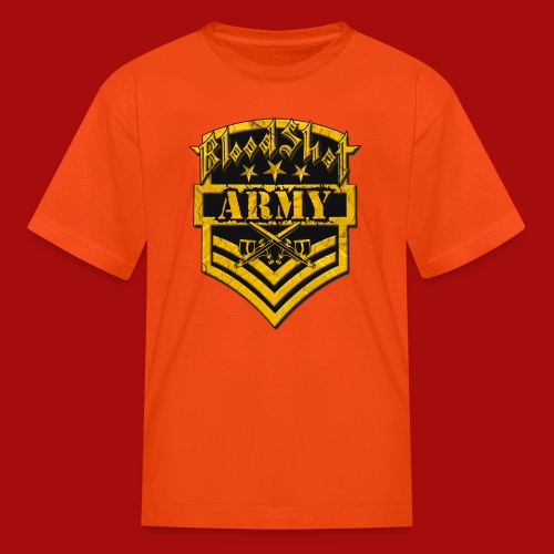 BloodShot ARMYLogo Gold /Black - Kids' T-Shirt