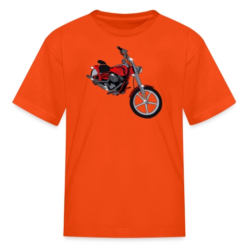 Motorcycle red - Kids' T-Shirt