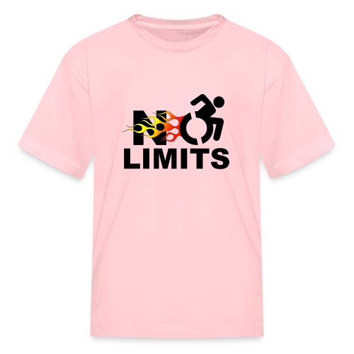 No limits for this wheelchair user * - Kids' T-Shirt
