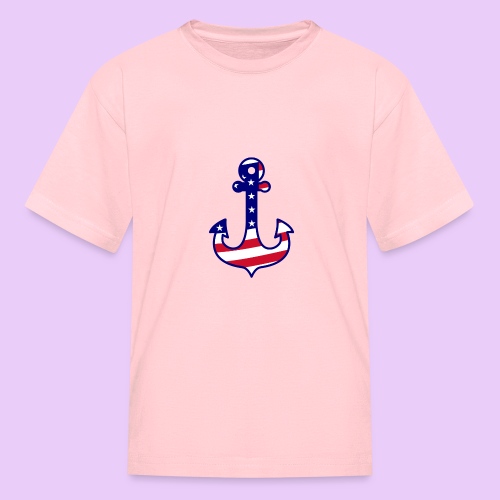 American Anchor - 4th of July - Kids' T-Shirt
