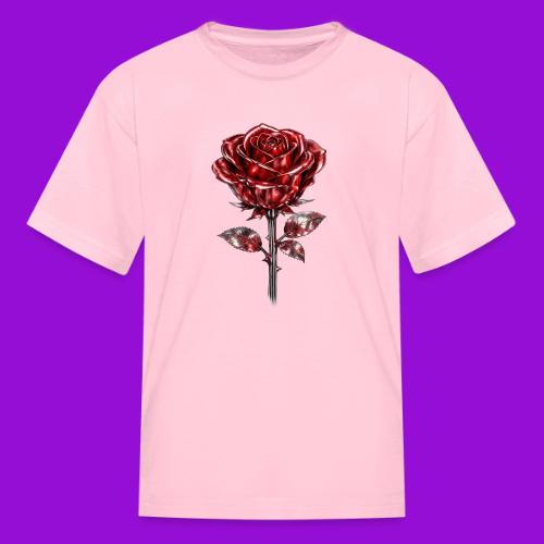 2 Set - Silver and Gold Roses - Kid's T-Shirt