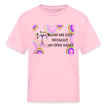 Open Heart2 - Kid's T-Shirt - pink - Front