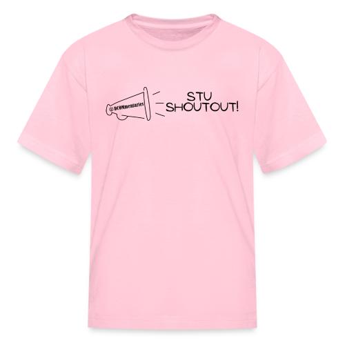 Stu Shoutout - DCOMmentaries - Kid's T-Shirt