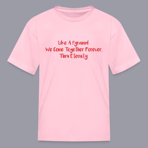TOGETHER FOREVER (ORANGE PRINT) - Kid's T-Shirt