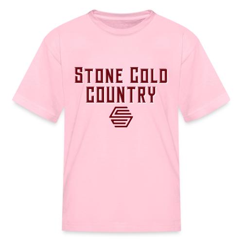 Stone Cold Country Band - Full Logo - Kid's T-Shirt