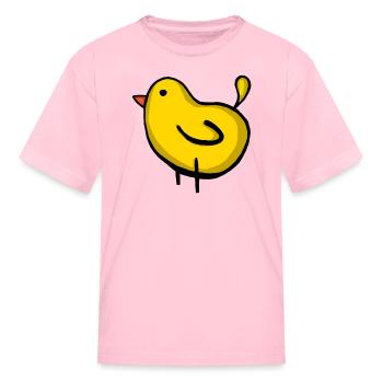 FAT JELLY BIRB - Kid's T-Shirt - pink - Front