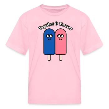 Together & Forever - Kid's T-Shirt - pink - Front