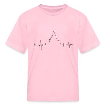 Climbing - Kid's T-Shirt - pink - Front