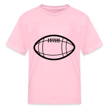 American Football - Kid's T-Shirt - pink - Front