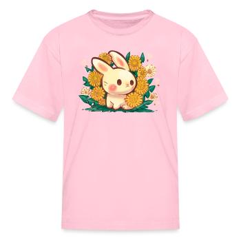 Dandelion Bunny - Kid's T-Shirt - pink - Front