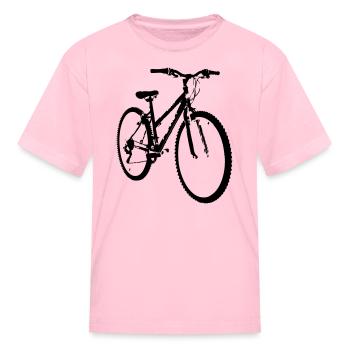 bike - Kid's T-Shirt - pink - Front