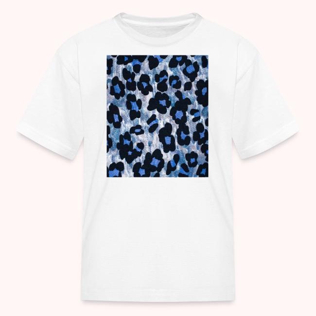 blue ank black leopard pattern