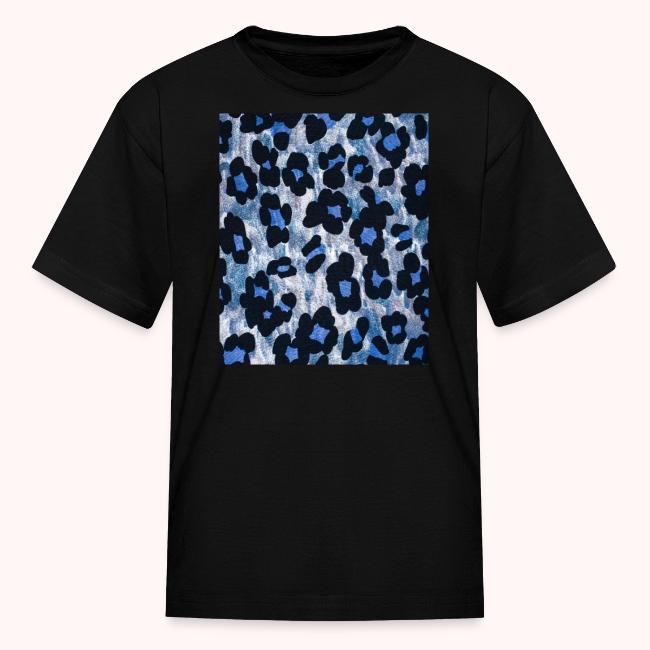 blue ank black leopard pattern