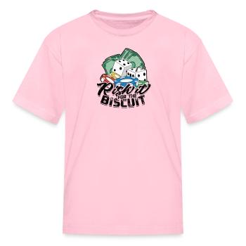 Risk it for the biscuit - Casino - Kid's T-Shirt - pink - Front