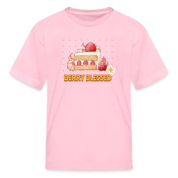 BERRY BLESSED - Kid's T-Shirt - pink - Front