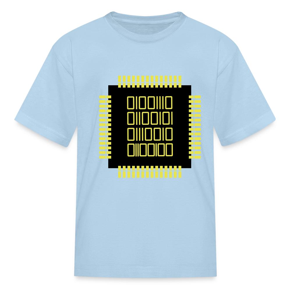 Nerd - Binär - SoC - Kid's T-Shirt powder blue