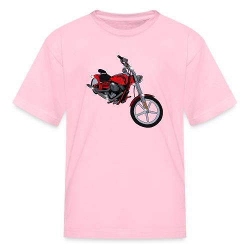 Motorcycle red - Kid's T-Shirt