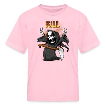 Hard rock deadly - Kid's T-Shirt - pink - Front