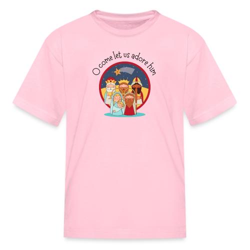 O come let us adore him - Kid's T-Shirt
