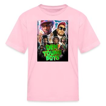 Dem Young Boys - Kid's T-Shirt - pink - Front