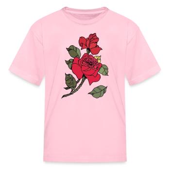 Every Rose Has Thorns - Kid's T-Shirt - pink - Front