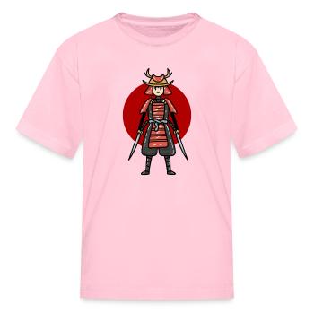 young samurai - Kid's T-Shirt - pink - Front