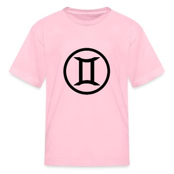Gemini - Kid's T-Shirt - pink - Front