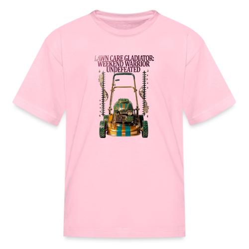 Lawn Care Gladiator T Shirt - Kid's T-Shirt