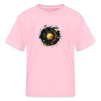 Cosmic Heaven - Kid's T-Shirt - pink - Front