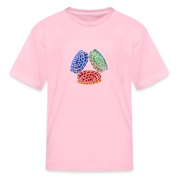 Three gates - Kid's T-Shirt - pink - Front