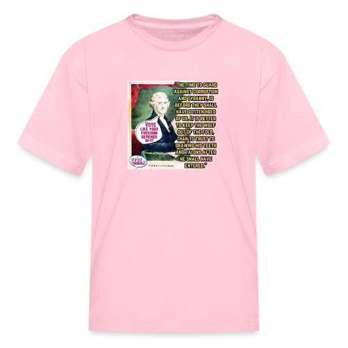 Thomas Jefferson Design - Kid's T-Shirt