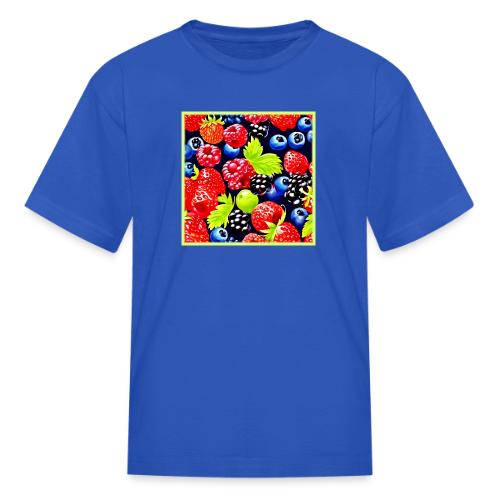 Colorful Berry Medley Design - Kid's T-Shirt