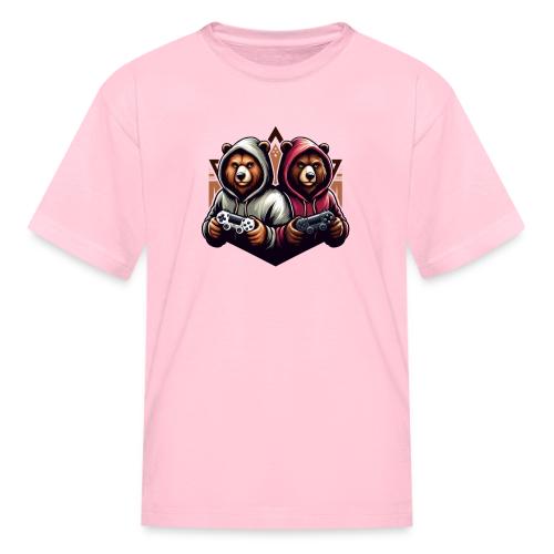 2 grizzlies gamer bears - Kid's T-Shirt