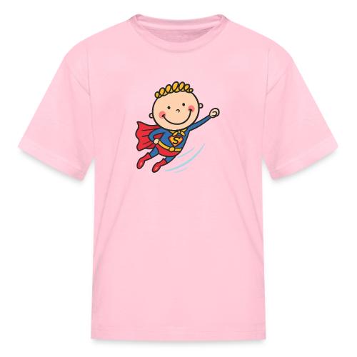 Cartoon Superhero Boy Kids Shirt - Kid's T-Shirt