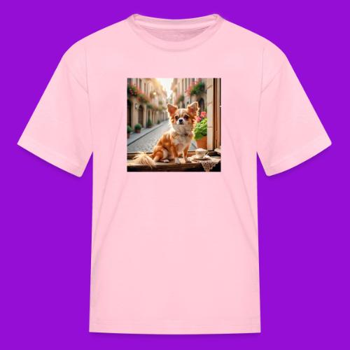 Morning coffee Chihuahua - Kid's T-Shirt