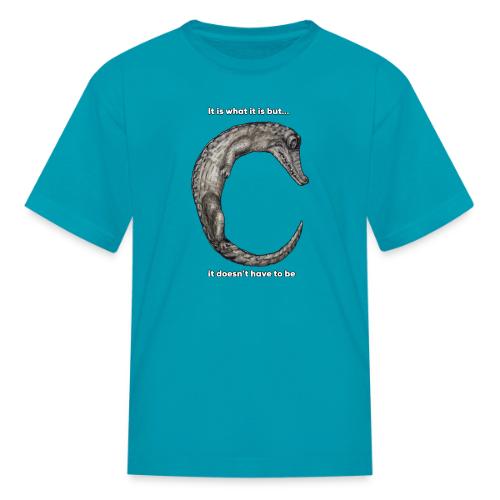 croc with text - Kid's T-Shirt