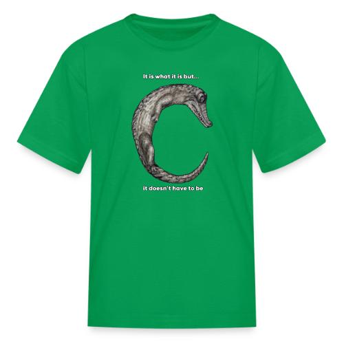 croc with text - Kid's T-Shirt