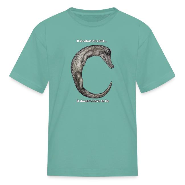 croc with text