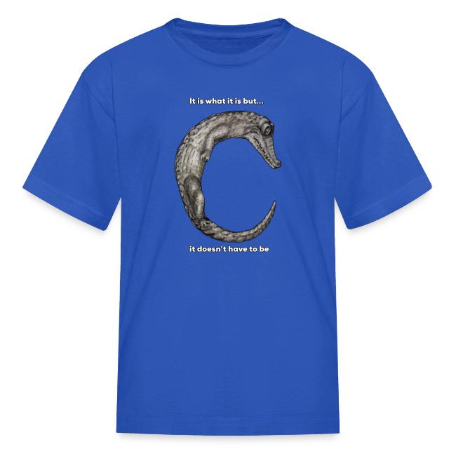 croc with text