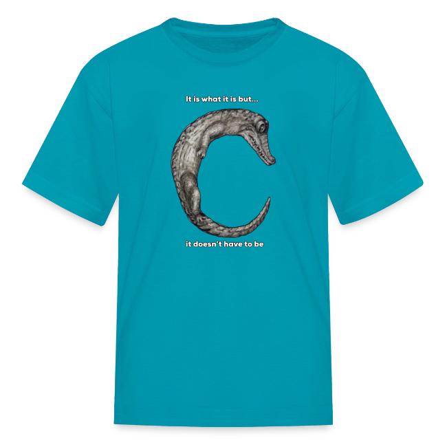 croc with text