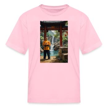 Zen - Kid's T-Shirt - pink - Front