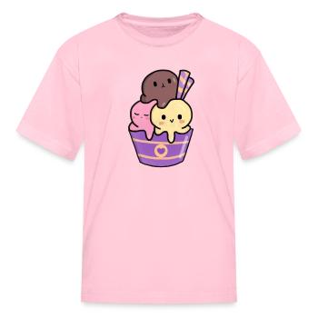 Ice Cream - Kid's T-Shirt - pink - Front