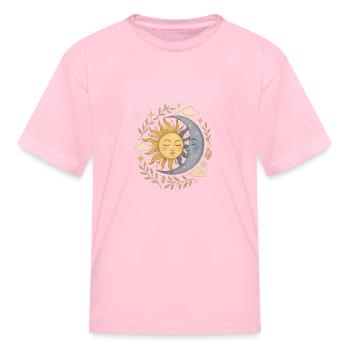 Celestial Harmony - Kid's T-Shirt - pink - Front