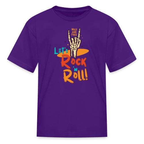 Let's Rock and Roll - Kid's T-Shirt