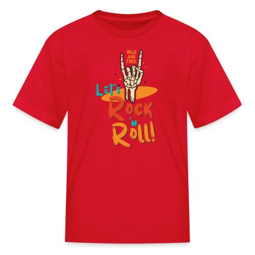 Let's Rock and Roll - Kid's T-Shirt