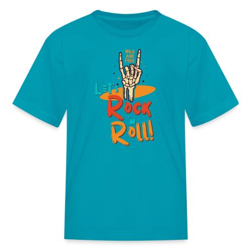 Let's Rock and Roll - Kid's T-Shirt
