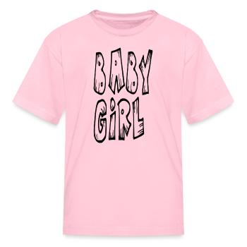 baby girl - Kid's T-Shirt - pink - Front