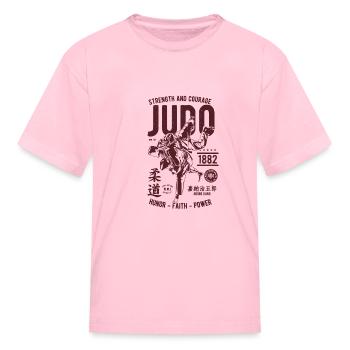 Judo - Kid's T-Shirt - pink - Front